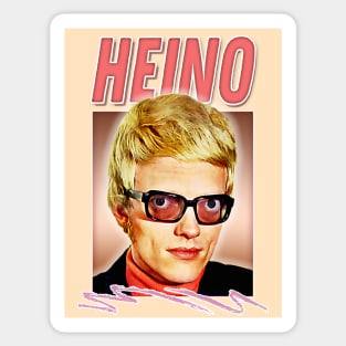 It's Heino! Retro Aesthetic Fan Art Tribute Sticker